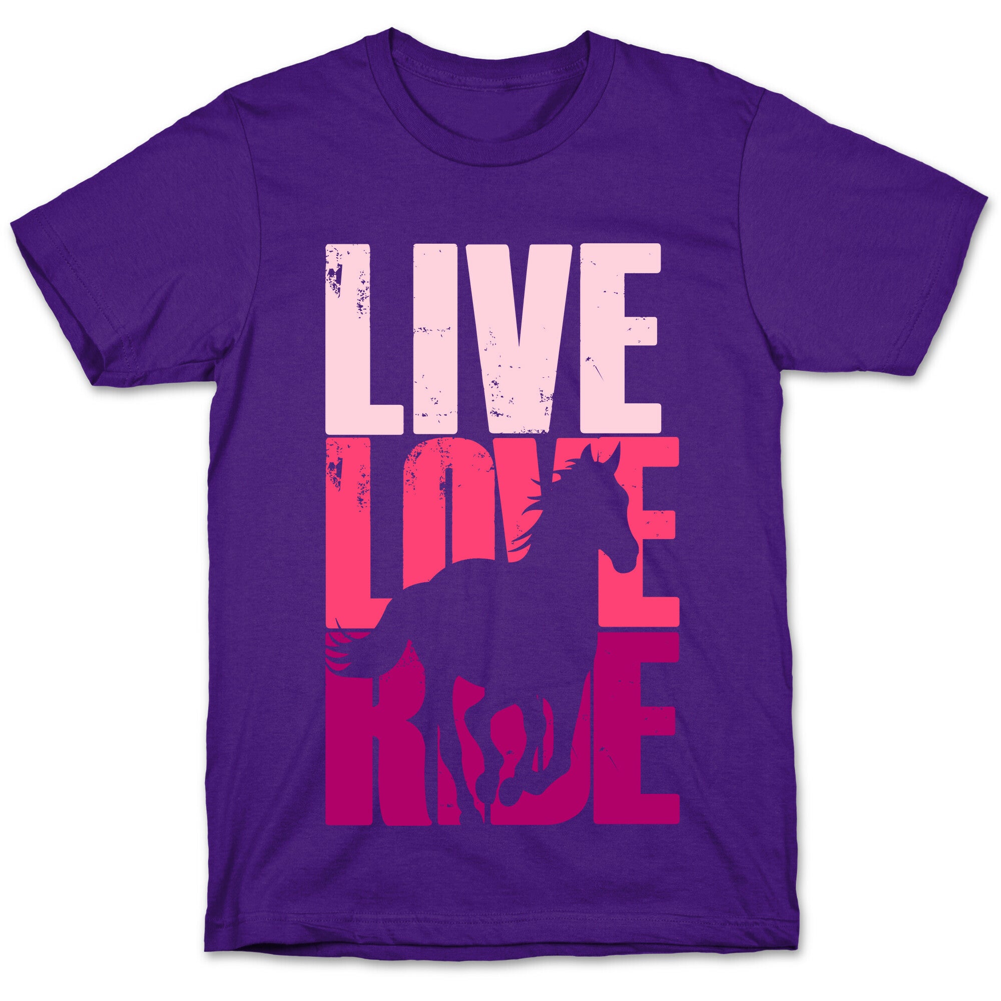 Live, Love, Ride (Horse) T-Shirt